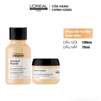 Bộ Gội Xã Loreal Vàng Mini (100ml/75ml)