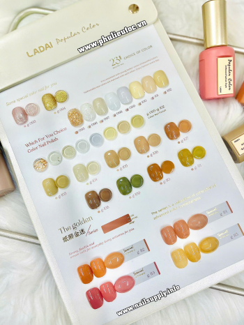 Bộ Sơn Gel Ladai The Gloden (23 chai)
