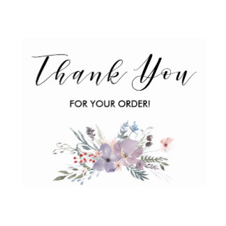 Thank for your order