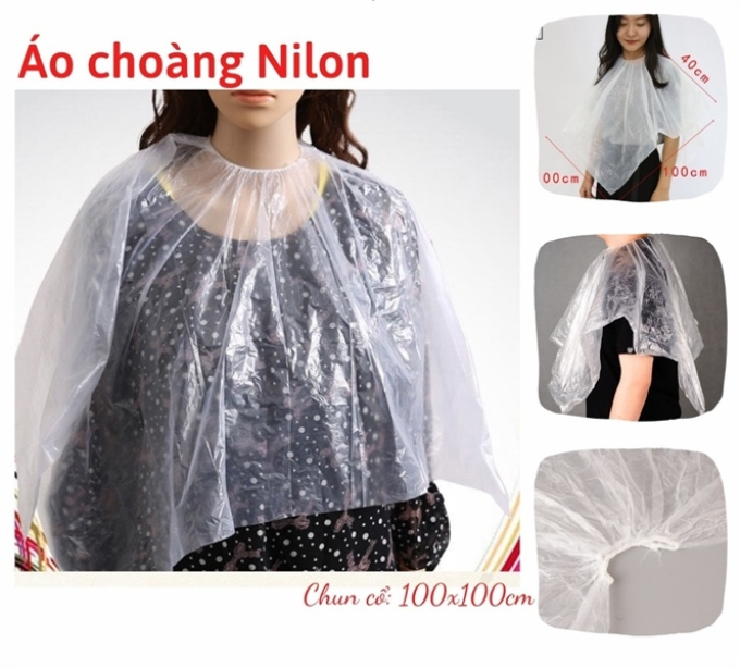 Áo Choàng Nilon Dùng 1 Lần