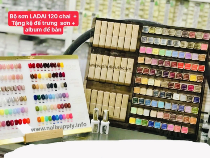 Bộ Sơn Gel Ladai (120 chai)
