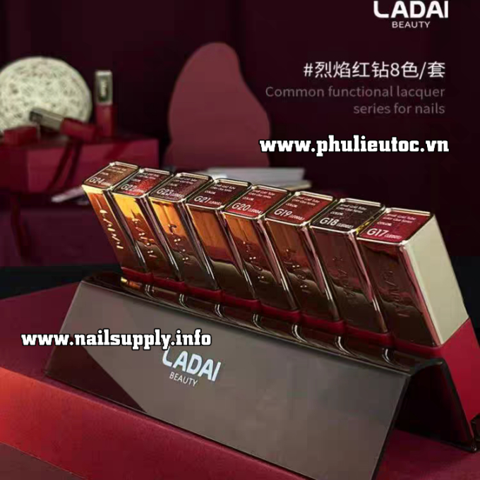 Bộ Sơn Gel Ladai G17-G24 (8 chai)