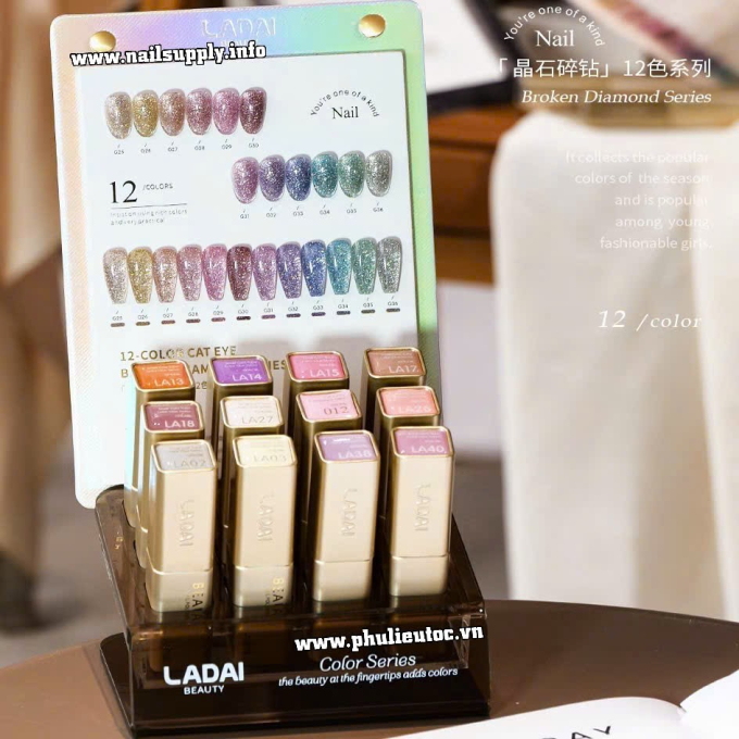 Bộ Sơn Gel Ladai G25-G36 (12 chai)