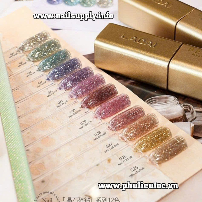 Bộ Sơn Gel Ladai G25-G36 (12 chai)