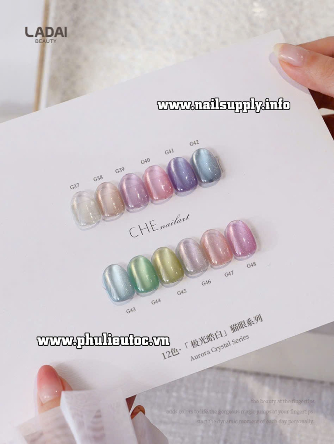 Bộ Sơn Gel Ladai G37-G48 (12 chai)