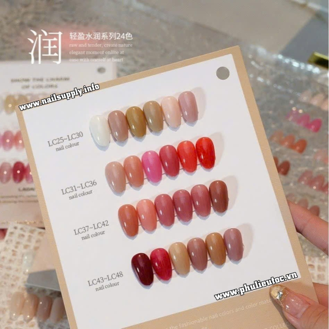 Bộ Sơn Gel Ladai LC25-LC48 (24 chai)