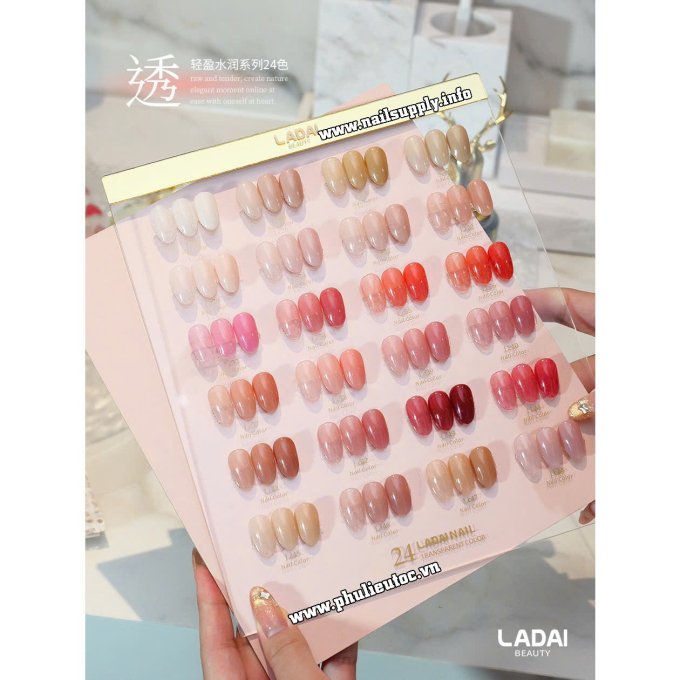 Bộ Sơn Gel Ladai LC25-LC48 (24 chai)