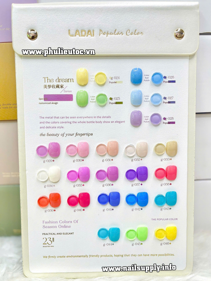 Bộ Sơn Gel Ladai The Dream (23 chai)