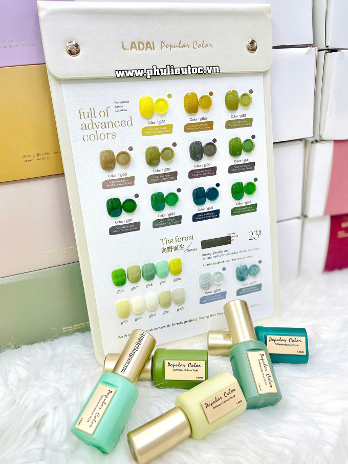Bộ Sơn Gel Ladai The Forest (23 chai)