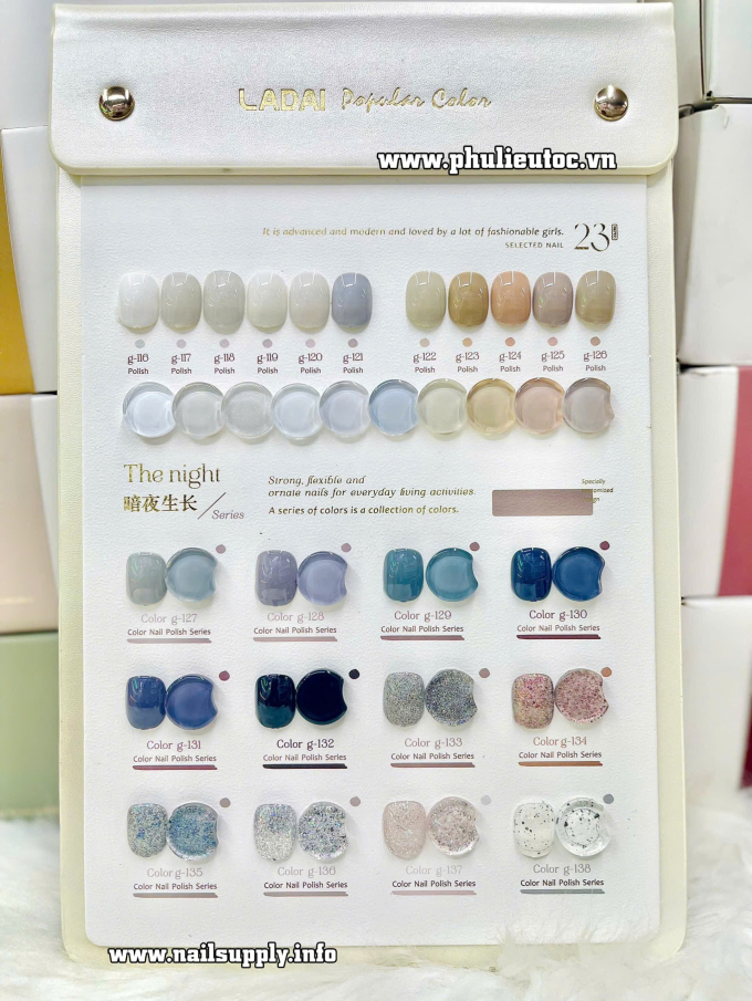 Bộ Sơn Gel Ladai The Night (23 chai)