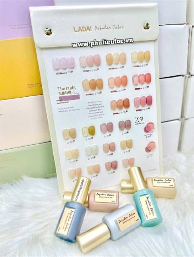 Bộ Sơn Gel Ladai The Nude (23 chai)