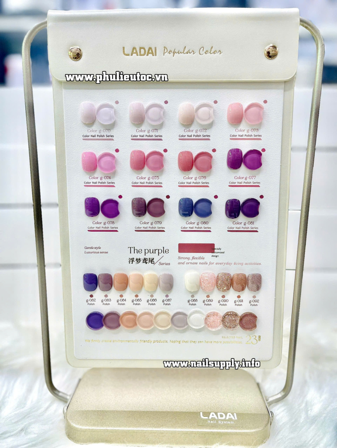 Bộ Sơn Gel Ladai The Purple (23 chai)