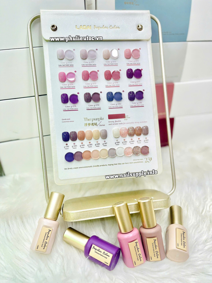 Bộ Sơn Gel Ladai The Purple (23 chai)