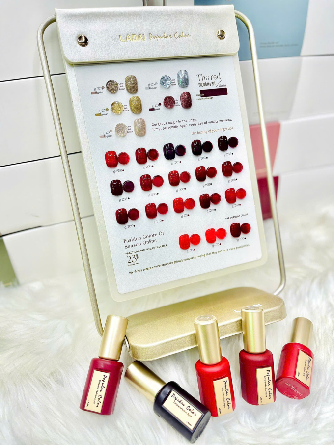 Bộ Sơn Gel Ladai The Red (23 chai)