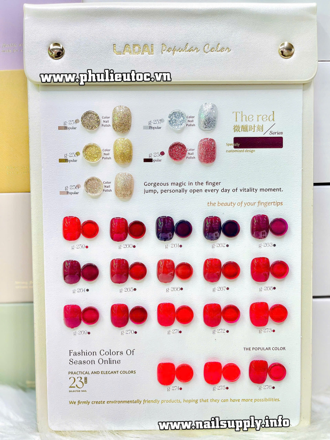 Bộ Sơn Gel Ladai The Red (23 chai)