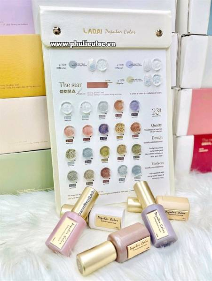 Bộ Sơn Gel Ladai The Star (23 chai)