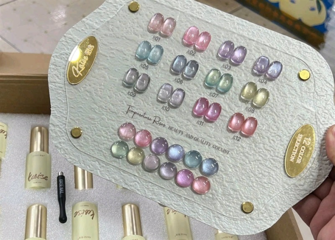 Bộ Sơn Gel Mắt Mèo Kaise - 12 Màu
