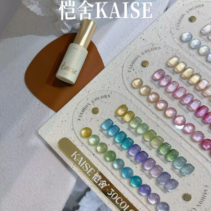 Bộ Sơn Gel Mắt Mèo Siêu Sáng Kaise - 30 Chai