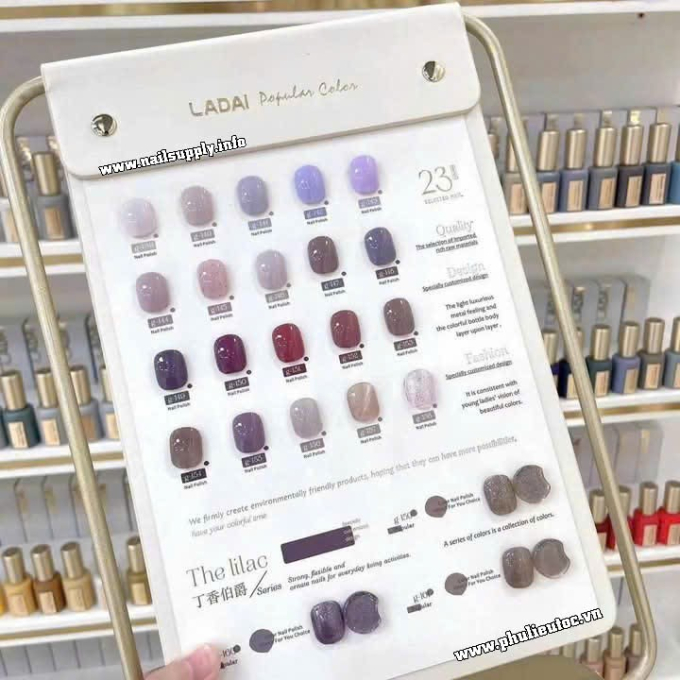 Bộ Sơn Gel The Lilac (23 chai)