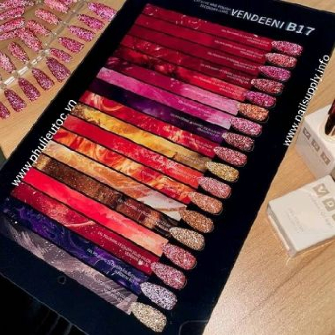 Bộ Sơn Gel Vendeeni B17 (18 chai)