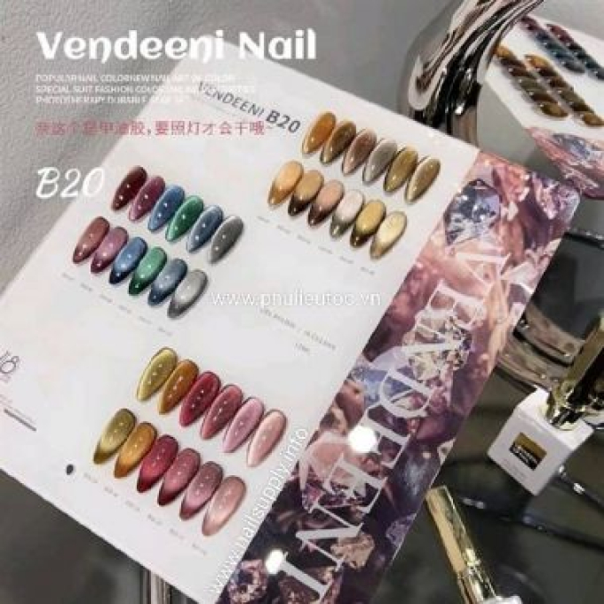 Bộ Sơn Gel Vendeeni B20 (18 chai)