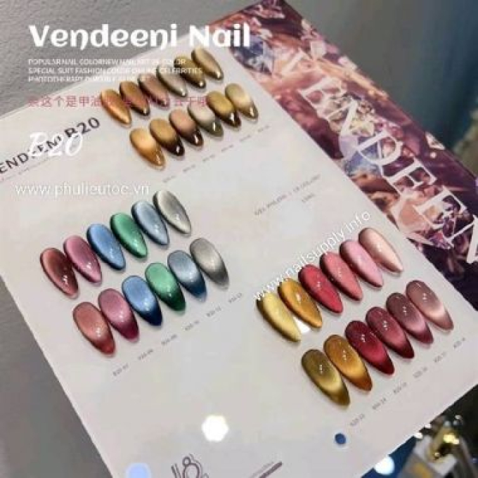 Bộ Sơn Gel Vendeeni B20 (18 chai)