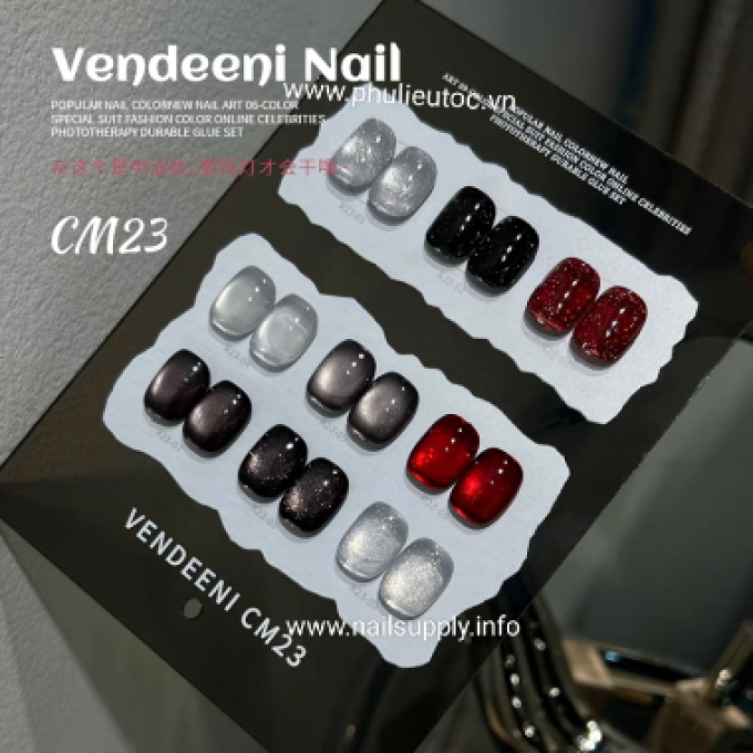 Bộ Sơn Gel Vendeeni CM23 (9 chai)