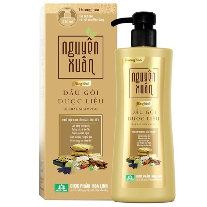 Dầu Gội Nguyên Xuân Bồng Bềnh 250ml (Vàng)