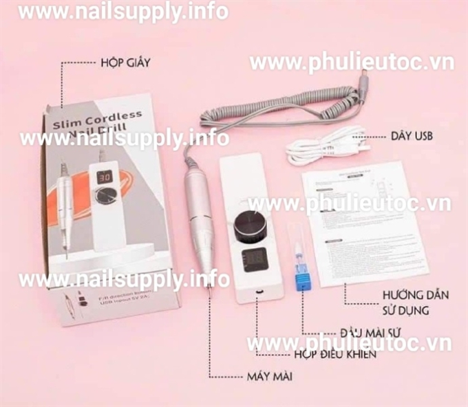 Máy Mài Móng SLIM Cordless Nail Drill