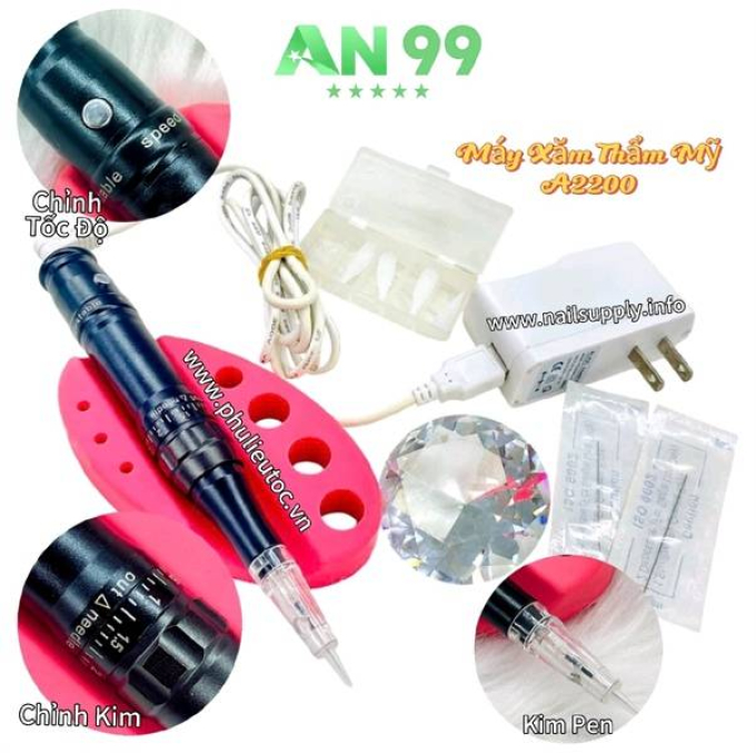 Máy xăm 2200 (Pin rời)