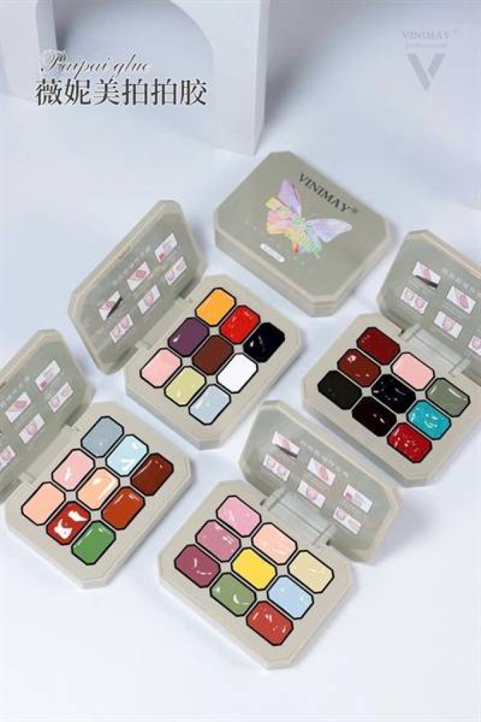 Set Gel Đặc Làm Ombre, Vẽ Móng Vinimay 9 Màu