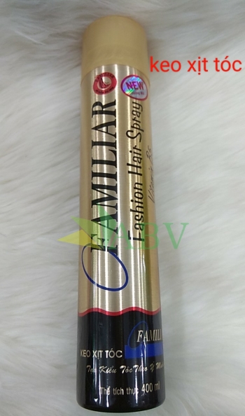 Keo xịt tóc Familyar 400ml ( Nắp vàng)