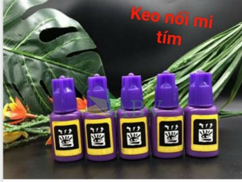Keo nối mi tím rời