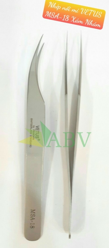 Nhíp nối mi Vetus MSA-18 xám