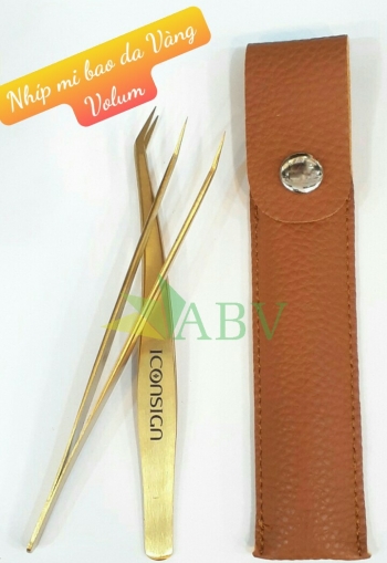 Nhíp mi bao da Volum vàng