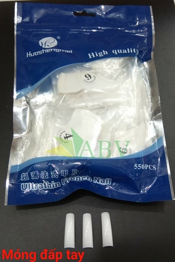 Móng đắp bịch xanh