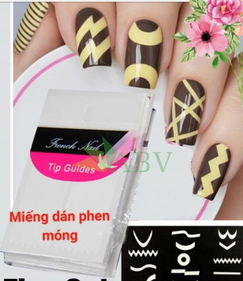 Dán fen đầu móng Tip Guides