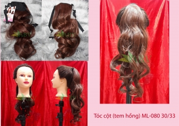 Tóc cột ( Tem hồng)