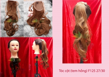 Tóc cột ( Tem hồng)
