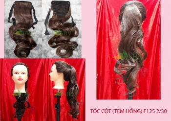Tóc cột ( Tem hồng)