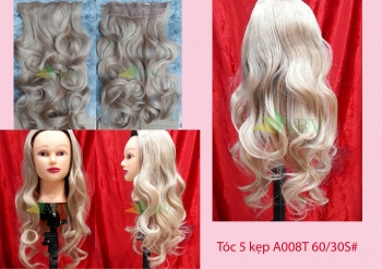 Tóc 5 kẹp A008T 60/30S#