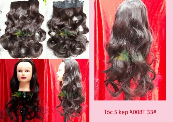 Tóc 5 kẹp A008T 33#