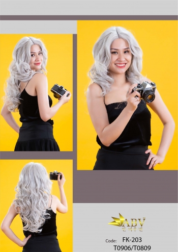 Tóc đội ( Tem trắng)