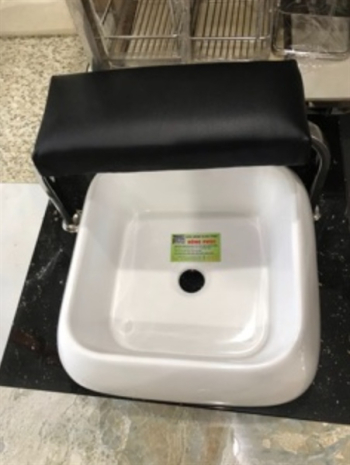 Bộ Bồn Sứ Nail (Vuông)