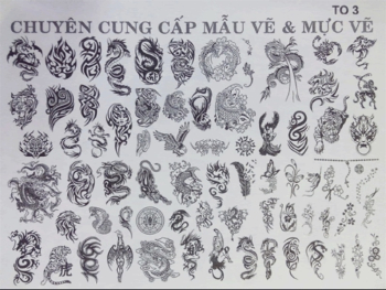 Bộ Xăm Vẽ 1 Tháng