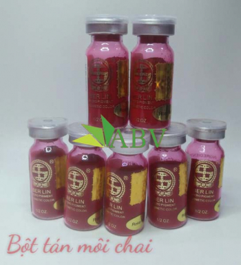 Bột tán môi chai