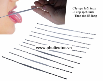 Cạo Lưỡi Inox Xoắn 2 Đầu