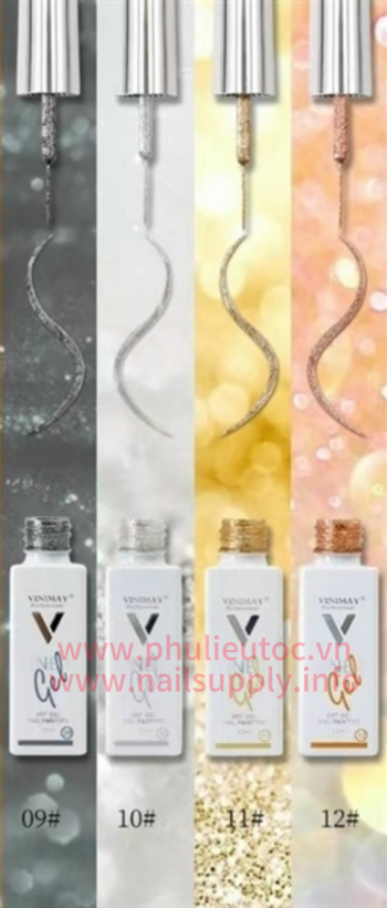 Cọ Nét Kim Tuyến Gel Vinimay 10ml