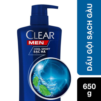 Dầu Gội Clear Men 650g