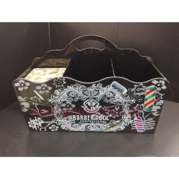 Đế Nhựa 3 Ô Để Kéo, Lược (Có Mút)